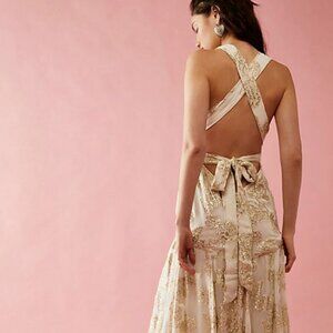 free people holding on convertible maxi dress